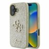 Guess GUHCP16SHG4SGD iPhone 16 6.1 złoty/gold hardcase Fixed Glitter Big 4G